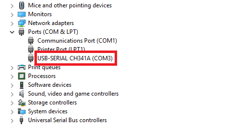 COM Ports