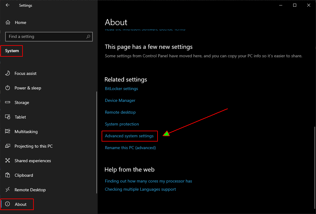Add system variable