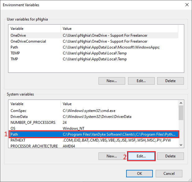 Add system variable