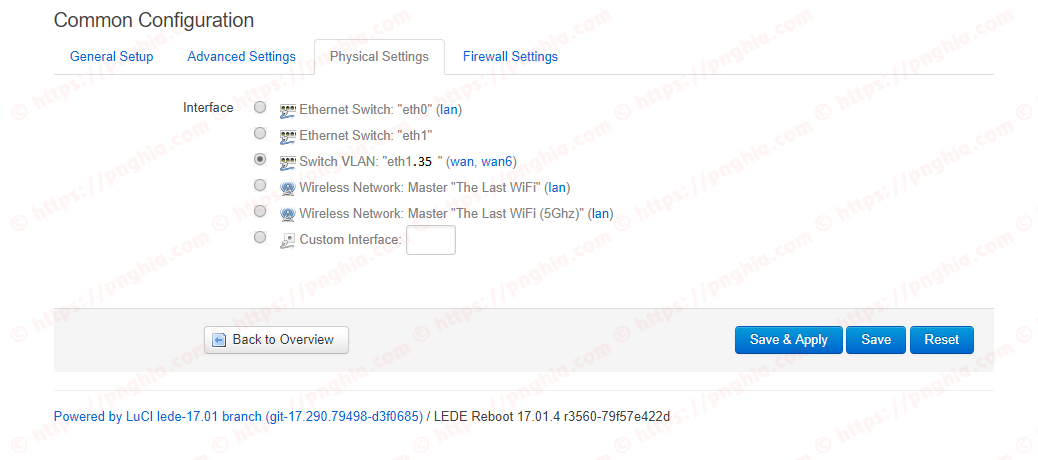 VLAN interface