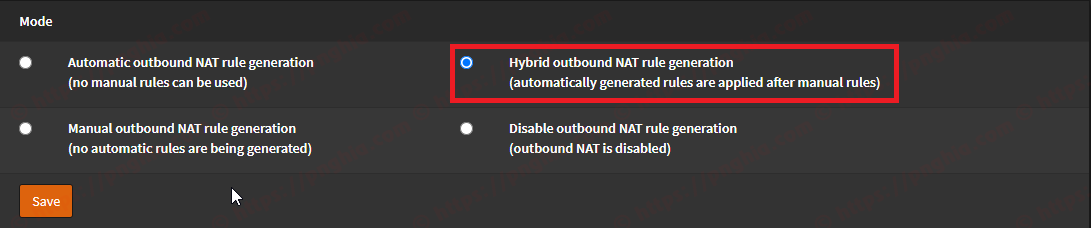 Outbound firewall
