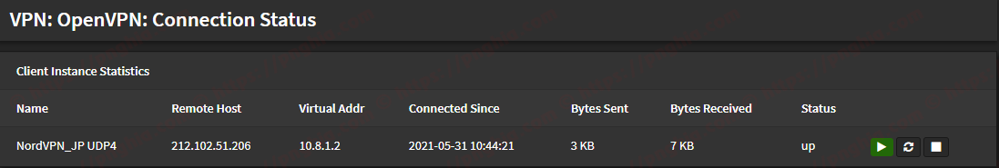 VPN up